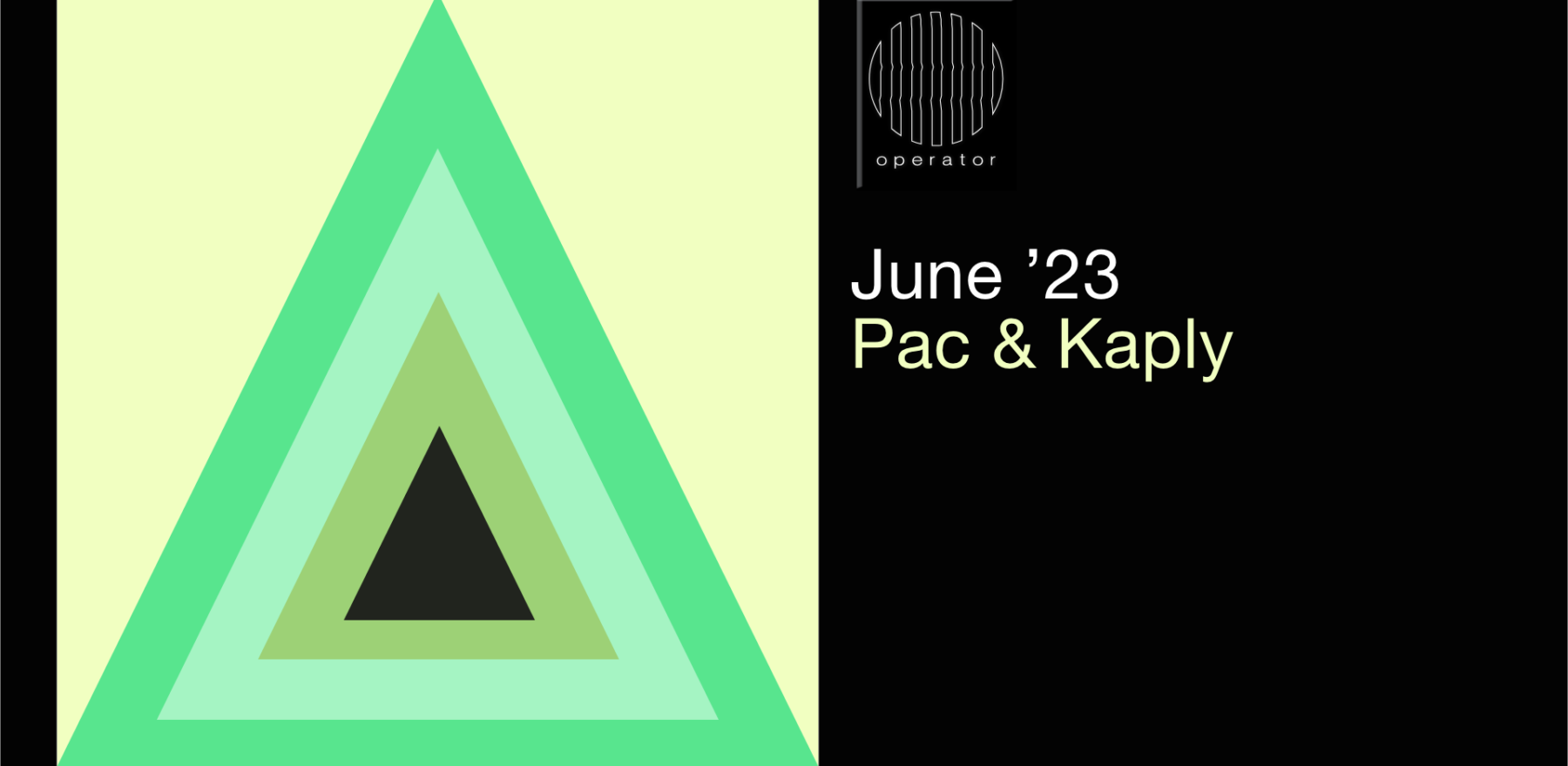 Playlist juni '23 - Operator invites Pac & Kaply